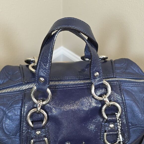 Coach Ashley Embossed Leather Satchel - Picture 4 of 16